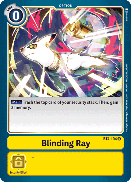 Rayo Cegador [BT4-104] [Great Legend]
