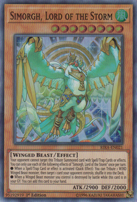 Simorgh, Seigneur de la Tempête [RIRA-FR021] Super Rare