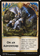Sur un jeton Aventure [Jetons de Le trône d'Eldraine]