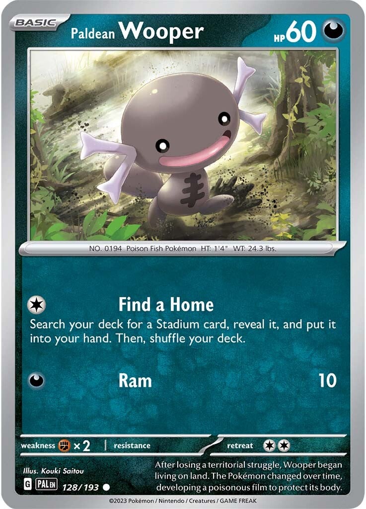 Wooper de Paldea (128/193) [Escarlata y Púrpura: Evolución en Paldea]