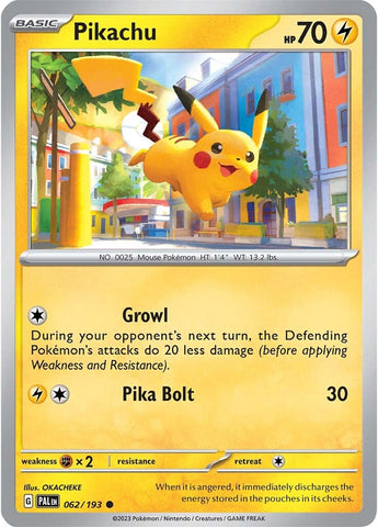 Pikachu (062/193) [Escarlata y Púrpura: Evolución en Paldea]