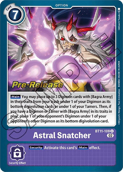 Ladrón Astral [BT11-109] [Promocionales de Pre-Lanzamiento Fase Dimensional]