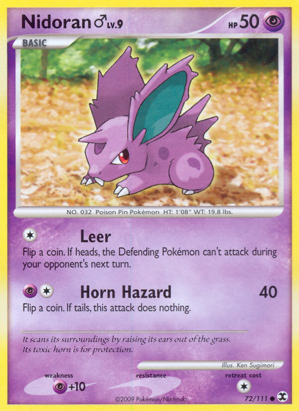 Nidoran (72/111) (Mâle) [Platine: Vainqueurs Suprêmes]