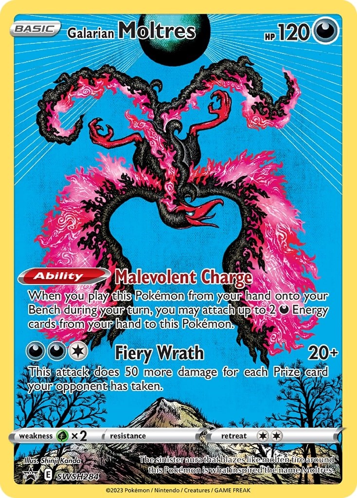 Moltres de Galar (SWSH284) [Espada y Escudo: Promociones de Estrellas Negras]