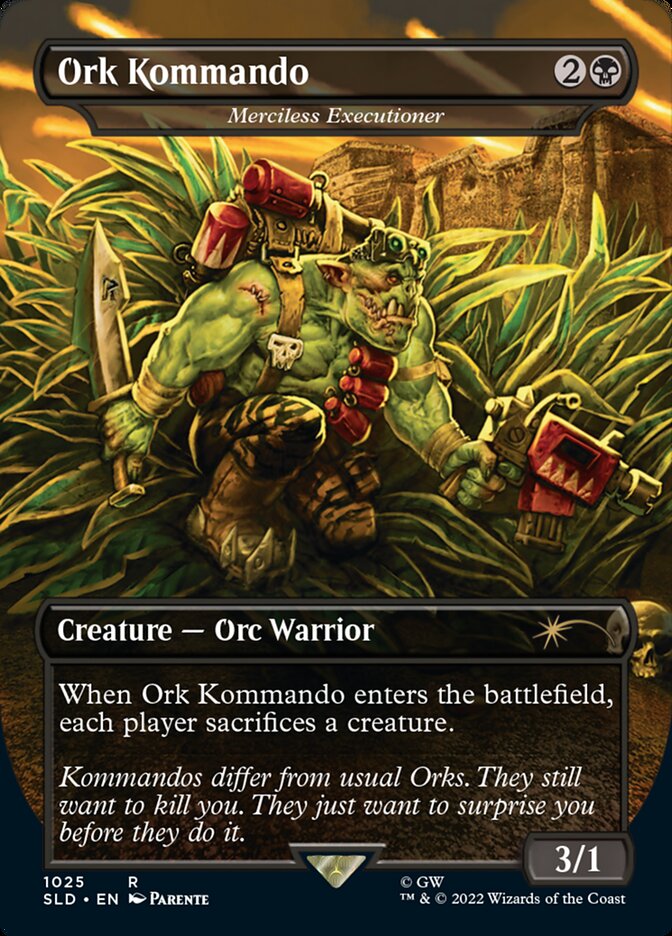Ork Commando – Bourreau impitoyable (Sans bordure) [Séries de drops Secret Lair]