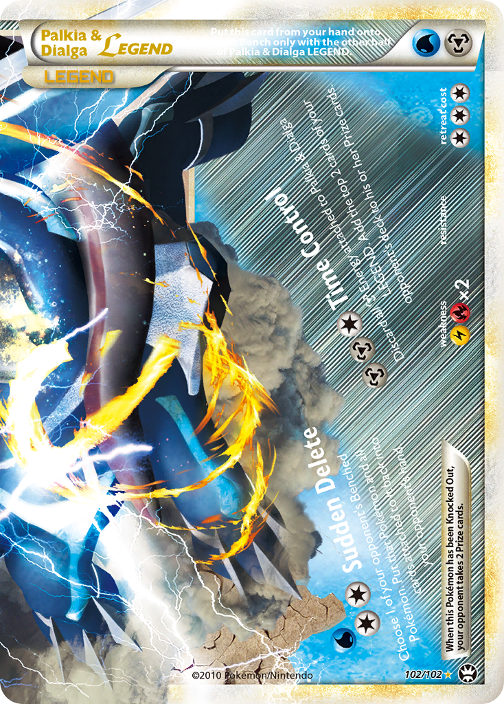 Palkia & Dialga LÉGENDE (102/102) [HeartGold & SoulSilver : Triomphe]
