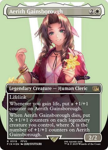 Aerith Gainsborough (sin borde) (Surge Foil) [FINAL FANTASY]