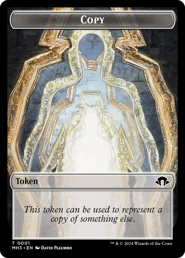 Ange Eldrazi // Copie jeton recto-verso [Modern Horizons 3 Jetons Commander]