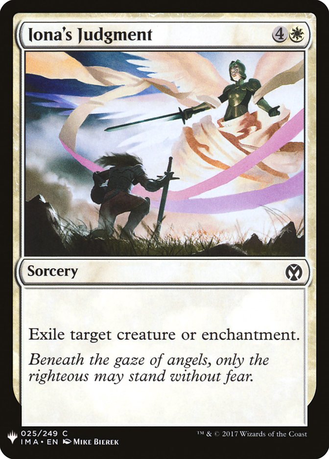 Le Jugement d'Iona [Mystery Booster]