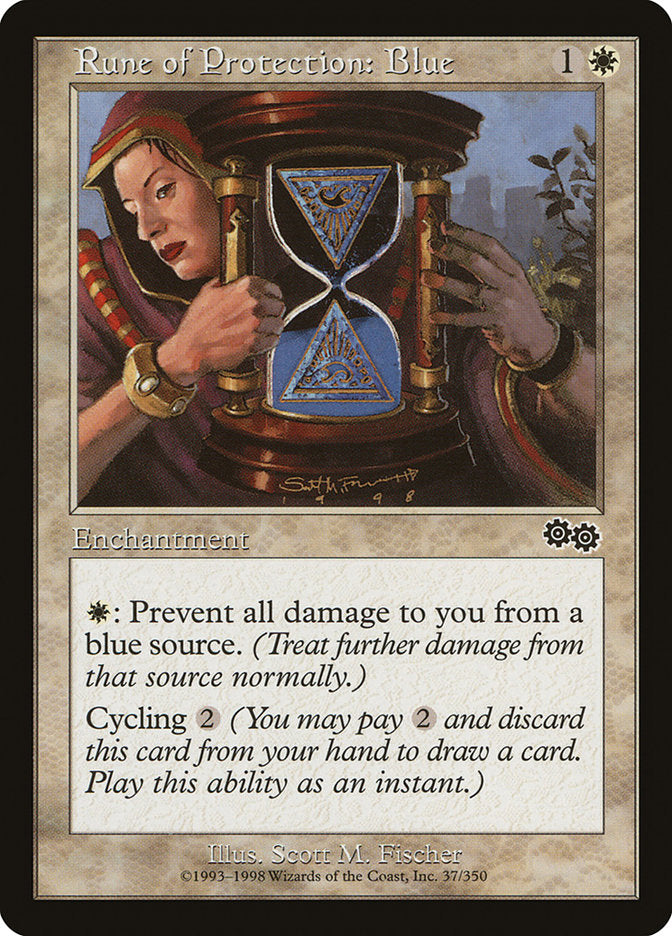 Rune de protection : Bleu [Saga d'Urza]