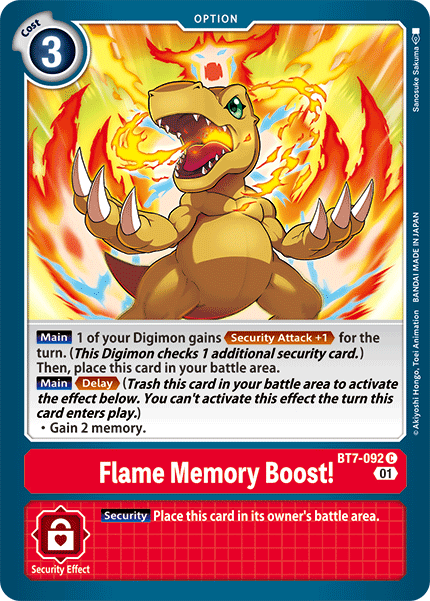¡Impulso de Memoria de Llama! [BT7-092] [Próxima Aventura]