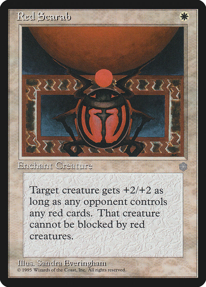 Scarabée rouge [Ère glaciaire]