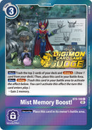 ¡Impulso de Memoria de Niebla! [BT8-108] (Paquete de Juez 3) [Promos Nuevo Despertar]