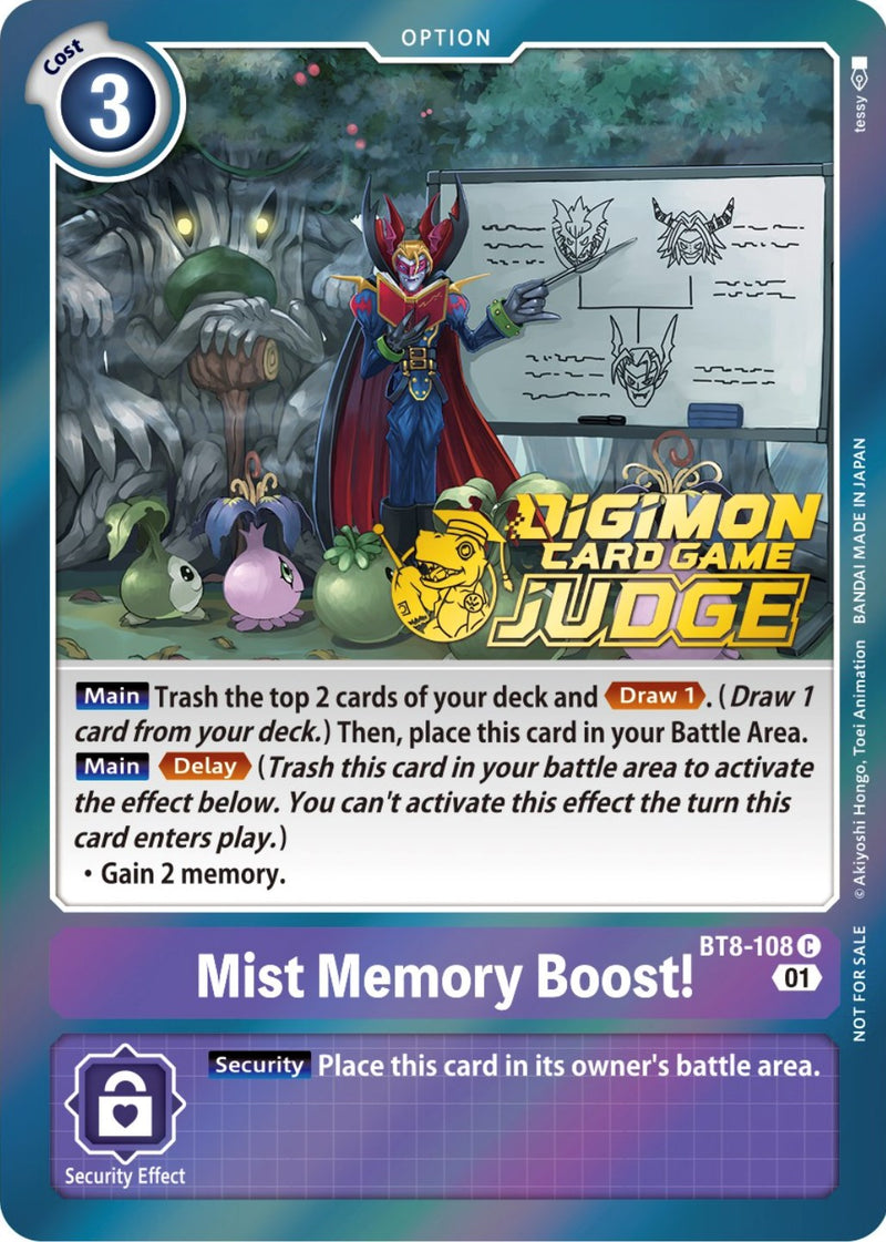¡Impulso de Memoria de Niebla! [BT8-108] (Paquete de Juez 3) [Promos Nuevo Despertar]