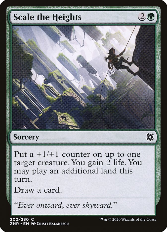 Gravir les hauteurs [Zendikar Rising]