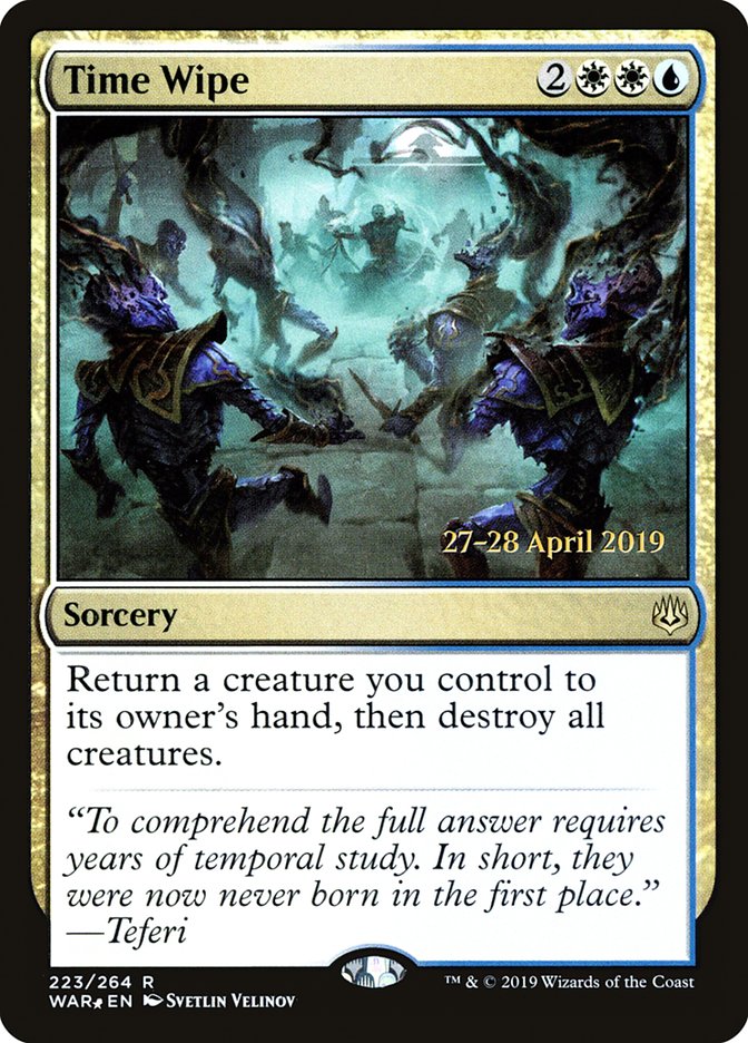 Efface-temps [Cartes promos de l'Avant-première de la Guerre des Planeswalkers]