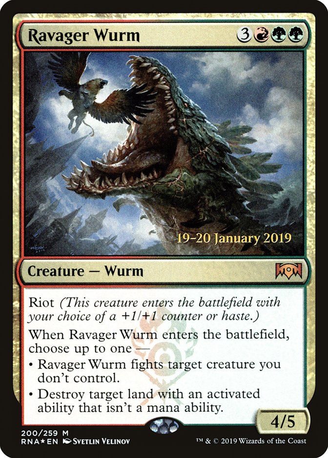Verme ravageur [Promos d'avant-première de l'Allégeance de Ravnica]