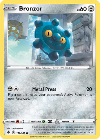 Bronzor (111/189) [Espada y Escudo: Resplandor Astral]