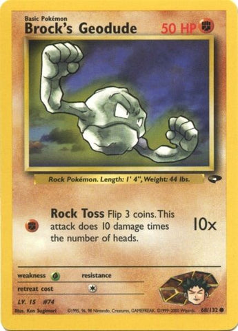 Geodude de Brock (68/132) [Desafío de Gimnasio Ilimitado]