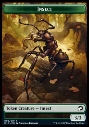 Jeton Insecte [Innistrad : Chasse de minuit Jetons]