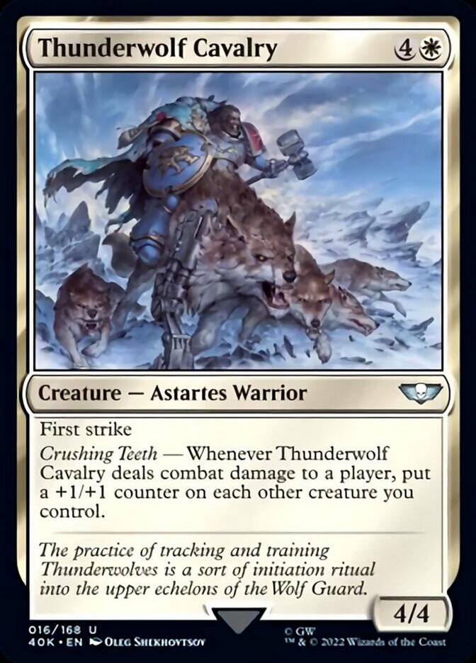 Cavalerie Loups Tonnerre (Feuille Orage) [Warhammer 40,000]