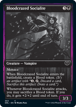 Socialité enloquecida por la sangre [Innistrad: Doble función]