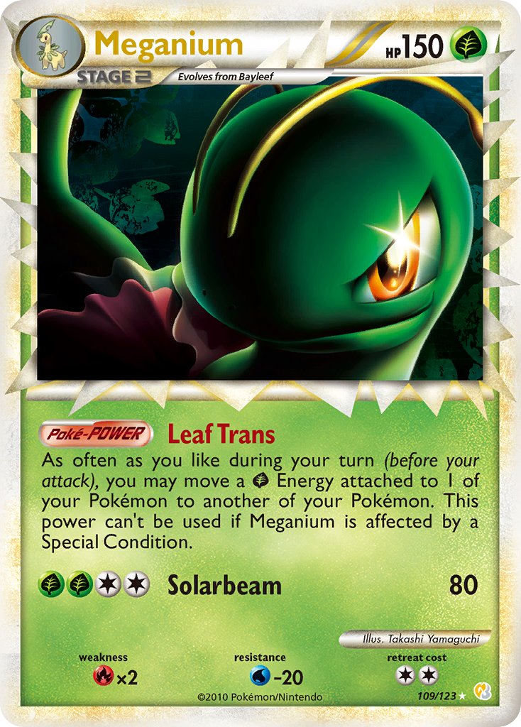 Meganium (109/123) [HeartGold & SoulSilver : Set de Base]