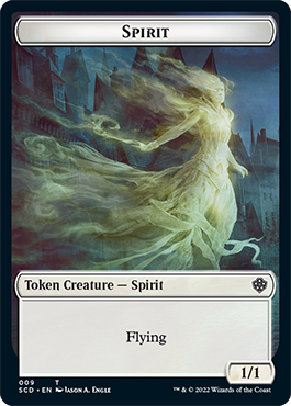 Oiseau // Esprit Jetons recto-verso [Decks Commander de départ]