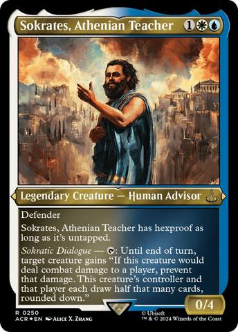 Sócrates, maestro ateniense (grabado foil) [Assassin's Creed]