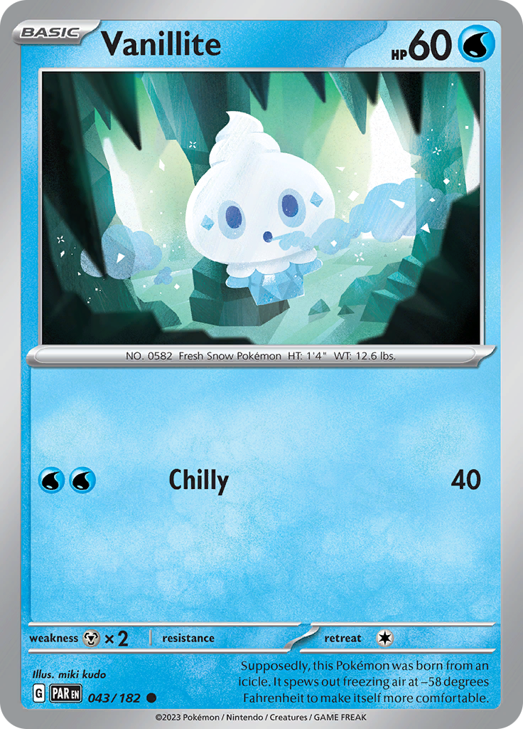 Vanillite (043/182) [Escarlata y Púrpura: Paradoja Temporal]
