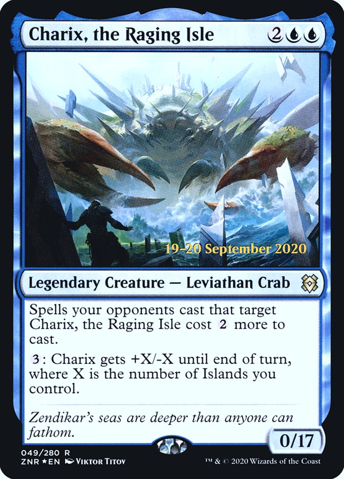 Charix, la Isla Furiosa [Cartas promocionales de prelanzamiento de Zendikar Rising]