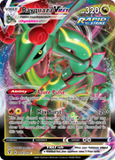 Rayquaza VMAX (111/203) (Carta gigante) [Espada y Escudo: Cielos Evolutivos]
