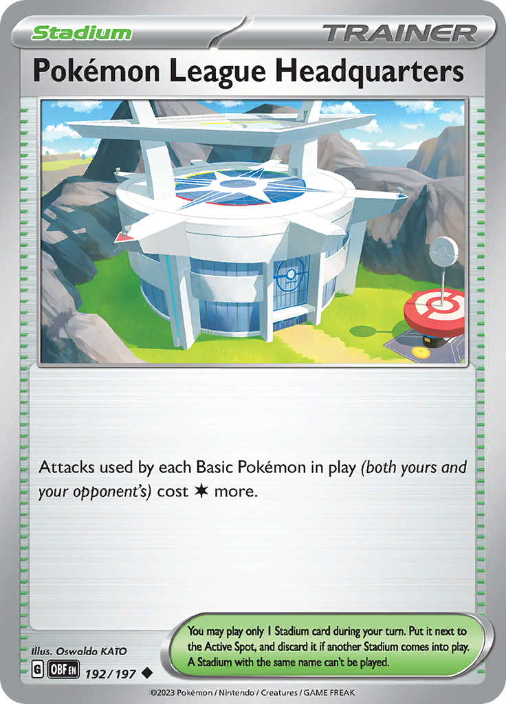Sede de la Liga Pokémon (192/197) [Escarlata y Púrpura: Llamas Obsidianas]