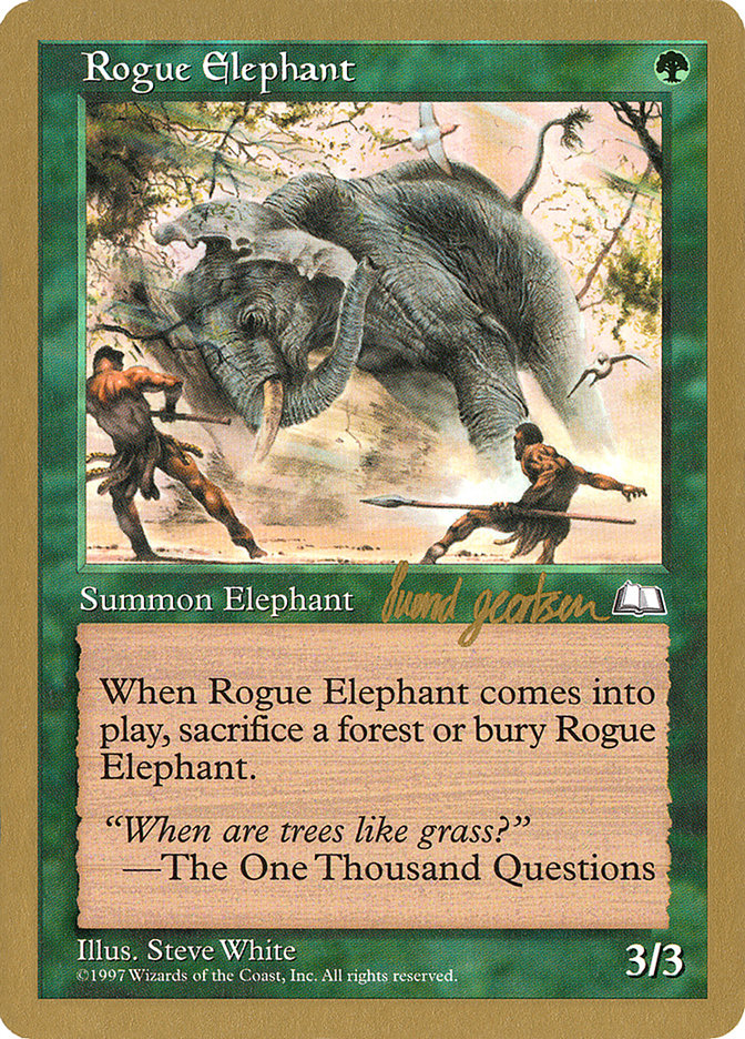 Éléphant rebelle (Svend Geertsen) [Decks des Championnats du Monde 1997]