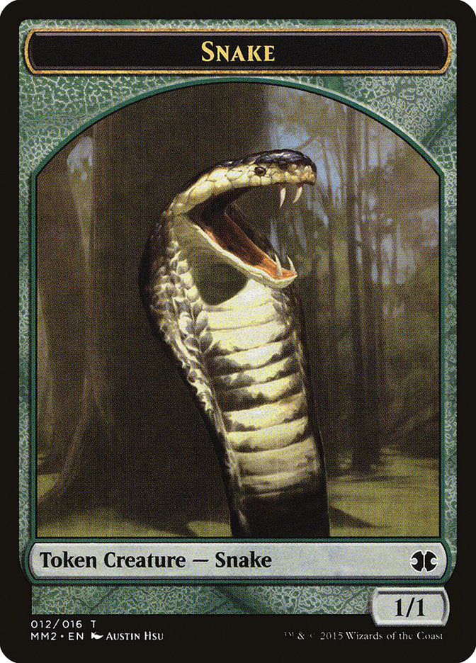 Jeton Serpent [Modern Masters 2015 Jetons]