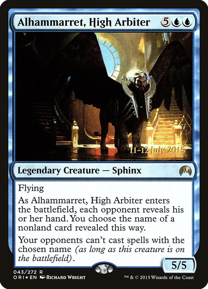 Alhammarret, Grand Arbitre [Promos d'avant-première Magic Origines]