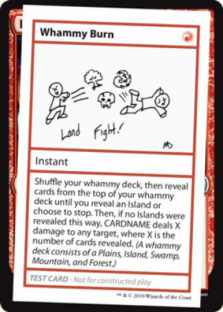 Whammy Burn (Édition 2021) [Cartes de test d'extension Mystery Booster]