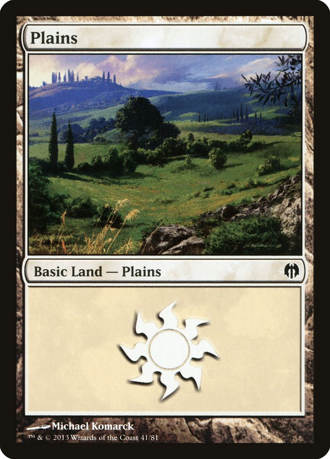 Llanuras (41) [Duel Decks: Heroes vs. Monsters]