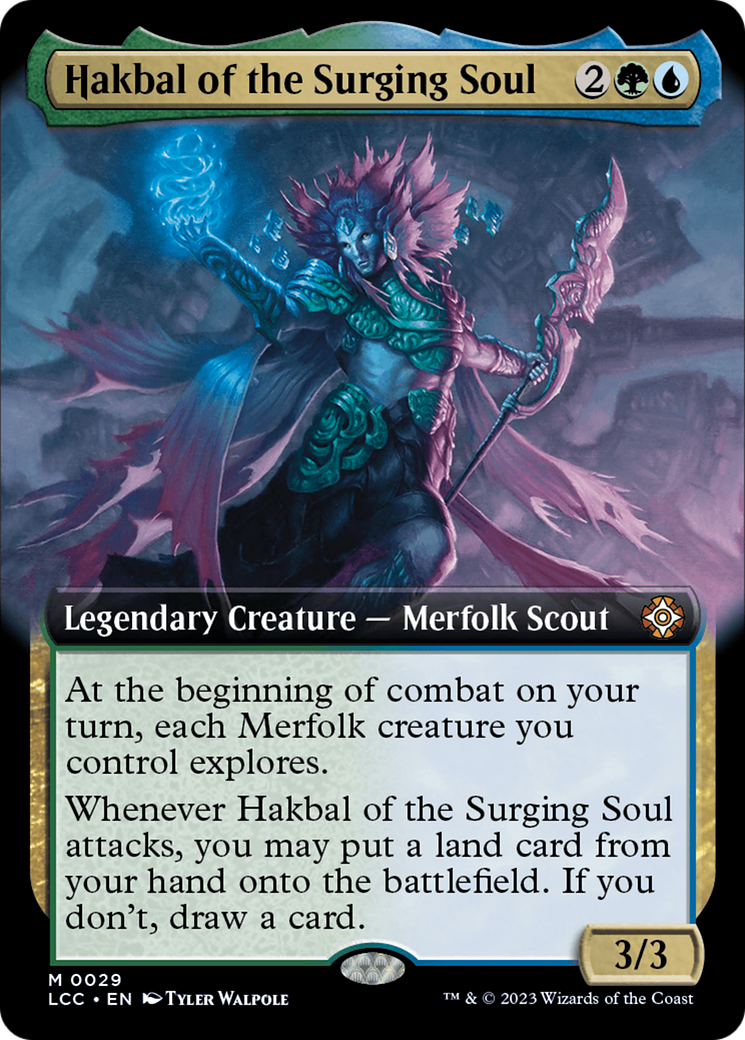 Hakbal des âmes déferlantes (Illustration étendue) [Commander Les Cavernes Oubliées d'Ixalan]