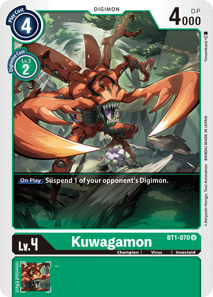 Kuwagamon [BT1-070] [Booster Especial de Lanzamiento Ver. 1.0]