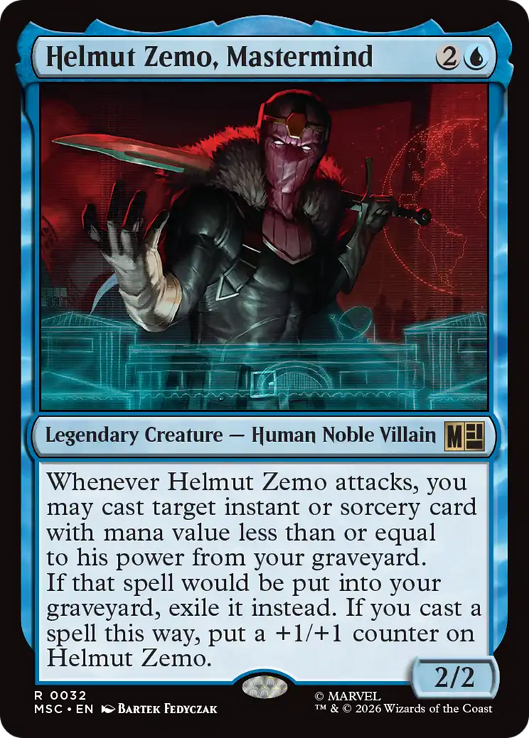 Helmut Zemo, Mente Maestra [Marvel Super Heroes Commander]