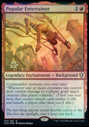 Animadora popular [Commander Legends: Batalla por Puerta de Baldur Promos de Prelanzamiento]