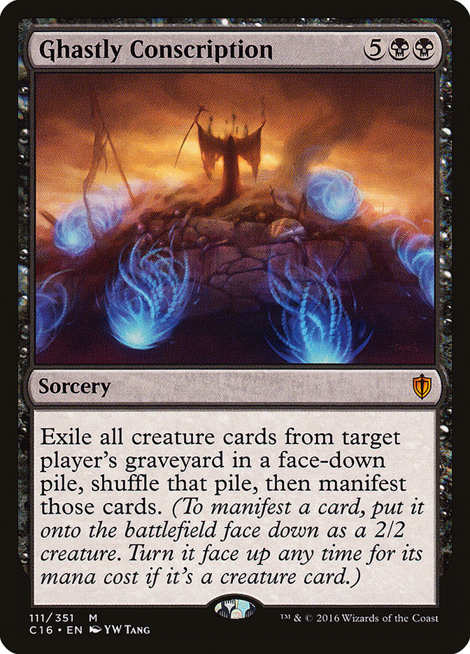 Conscripción cadavérica [Commander 2016]