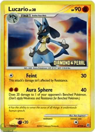Lucario (6/130) [Burger King Promos : Collection 2008]