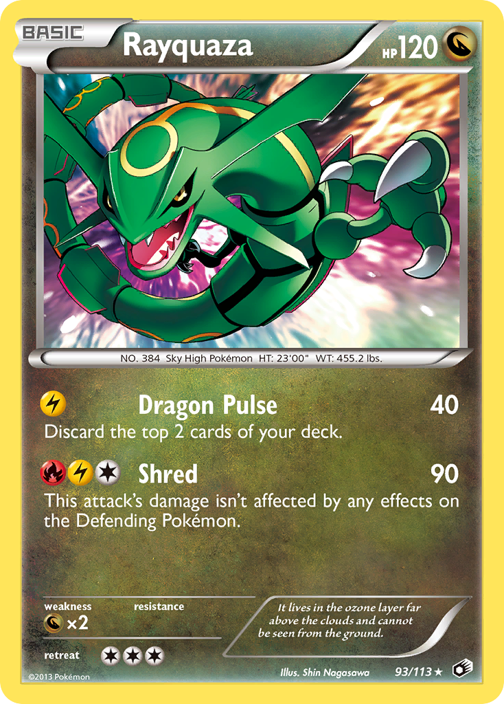 Rayquaza (93/113) [Noir & Blanc: Trésors Légendaires]