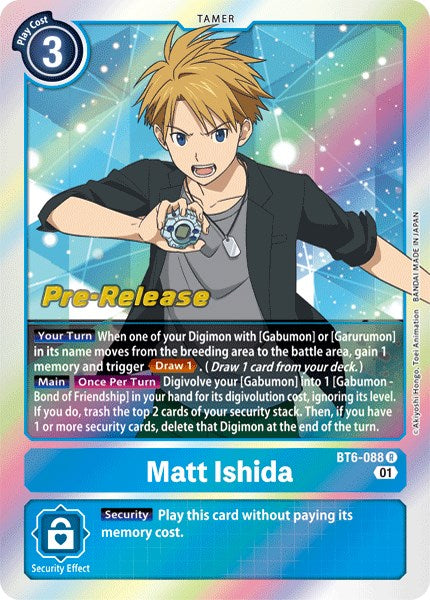 Matt Ishida [BT6-088] [Cartas de prelanzamiento Double Diamond]