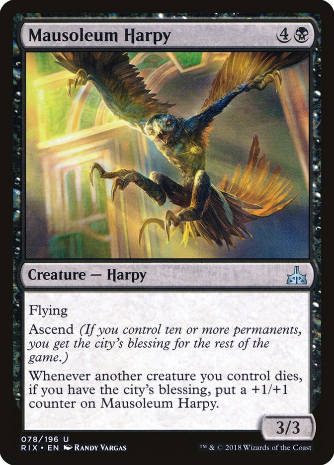 Harpy du mausolée [Rivals of Ixalan]