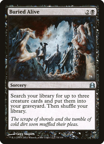 Enterrement vivant [Commander 2011]