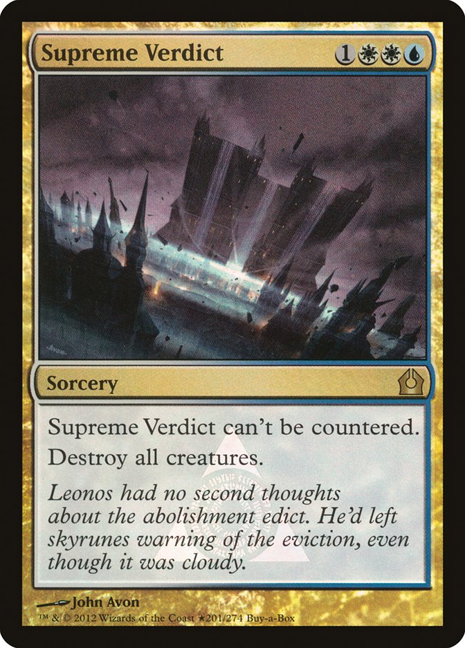 Veredicto supremo (Promoción de compra una caja) [Promos de Regreso a Rávnica]