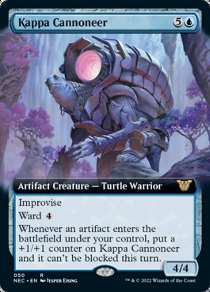Tireur canonnier kappa (Illustration étendue) [Commander Kamigawa : la dynastie néon]